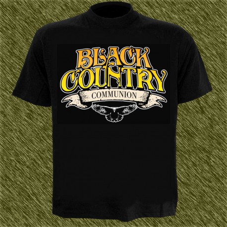 Camiseta negra, black country communion