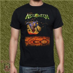 Camiseta negra, helloween, helloween