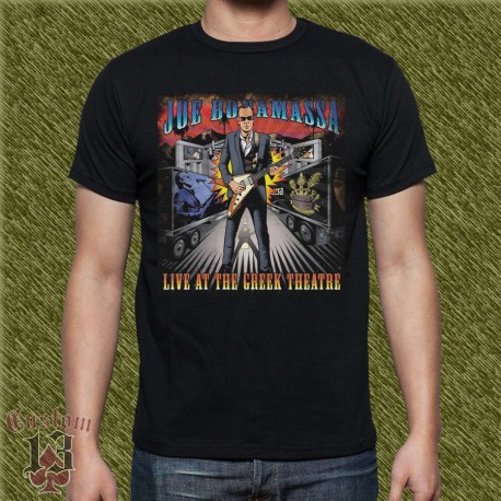 Camiseta negra, joe bonamassa, live at the greek theatre