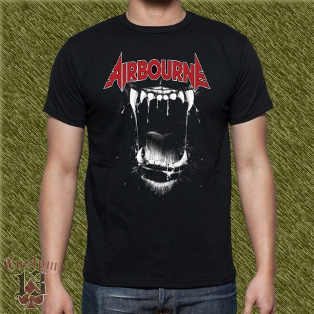 Camiseta negra, airborne