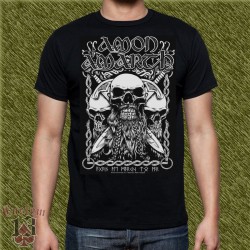 Camiseta negra, amon amarth, espadas