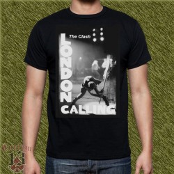 Camiseta negra, the clash