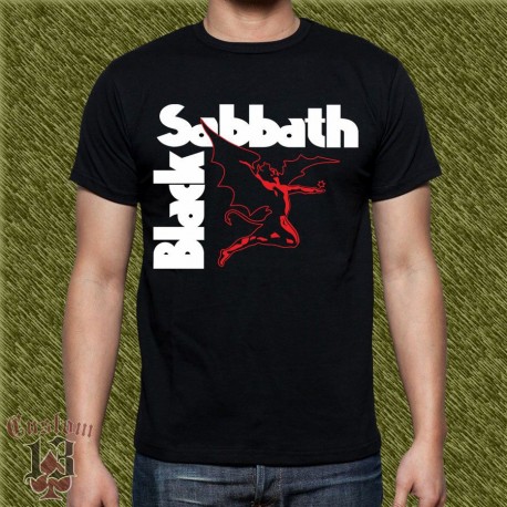 Camiseta negra, black sabbath, 4