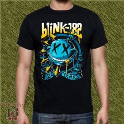 Camiseta negra, blink 182