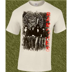 Camiseta beig, ramones