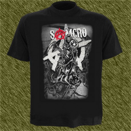 Camiseta negra, samcro