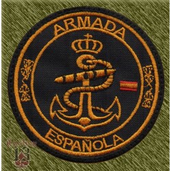 parche bordado, armada española