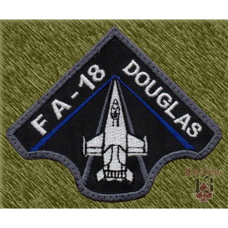 parche bordado, F-18 douglas