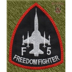 parche bordado, F-5 freedom fighter