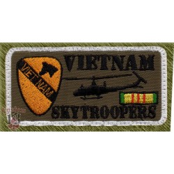 parche bordado, vietnam skytroopers