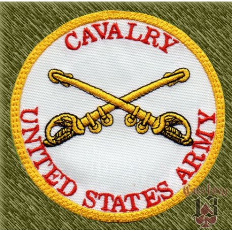 parche bordado, cavalry, united states army