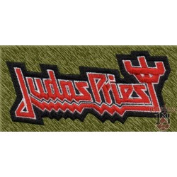 Parche bordado, judas priest logo tridente