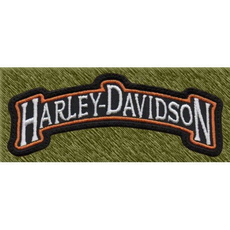 Parche bordado, harley davidson, stick de hombro