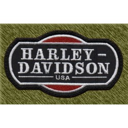 Parche bordado, harley davidson, usa