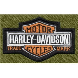 Parche bordado, harley logo antiguo