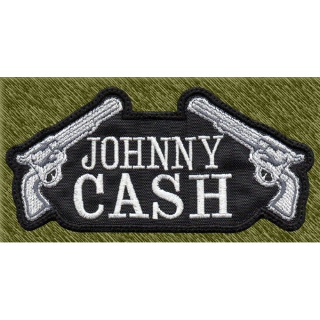 Parche bordado, johnny cash pistolas