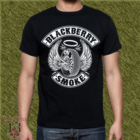 Camiseta negra, blackberry smoke, on tour