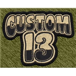 Parche bordado, custom13 beig