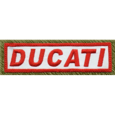 Parche bordado, stick ducati