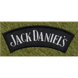 Parche bordado, banda jack daniels