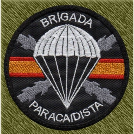 parche bordado, brigada paracaidista bandera