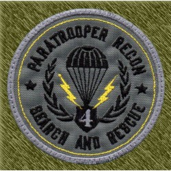 parche bordado, paratrooper recon