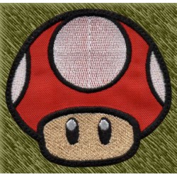 Parche bordado, toad