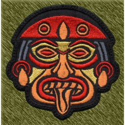 Parche bordado, simbolo maya azteca 7