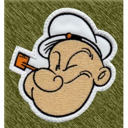 Parche bordado, popeye