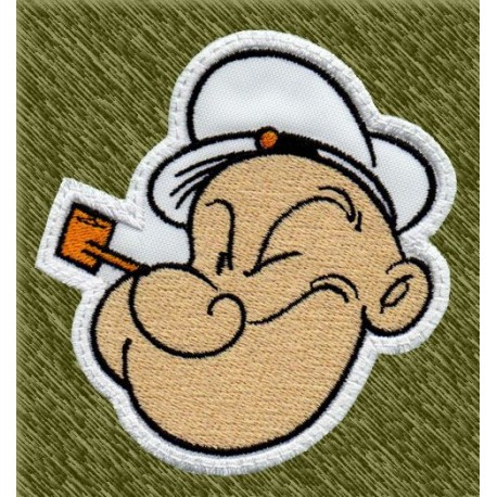 Parche bordado, popeye