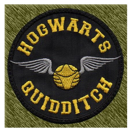 Parche bordado, hogwart quidditch