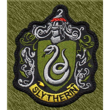 Parche bordado, escudo slytherin