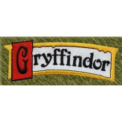 Parche bordado, stick gryffindor