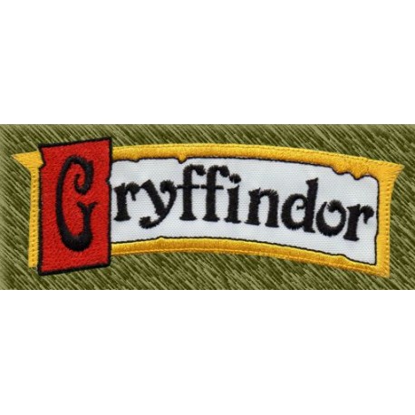 Parche bordado, stick gryffindor