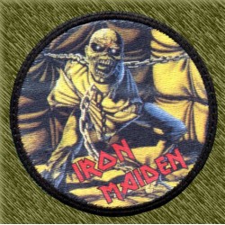 Parche sublimación, iron maiden, piece of mind