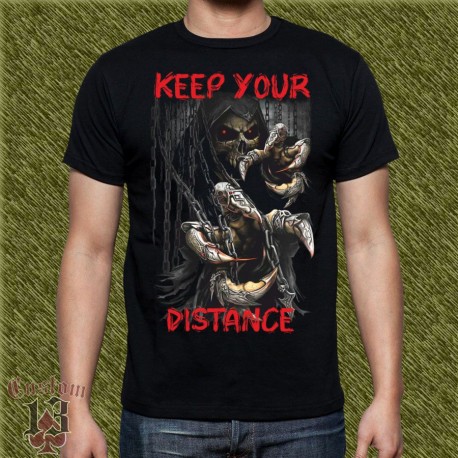 Camiseta dark13, keep your distance