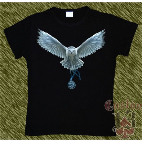 Camiseta Dark13 mujer, lechuza