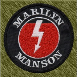 Parche bordado, marilyn manson