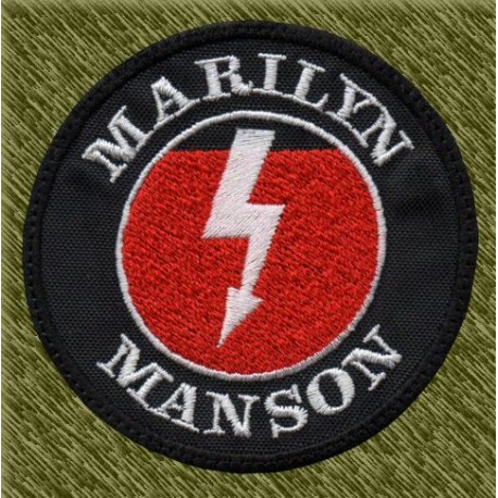 Parche bordado, marilyn manson