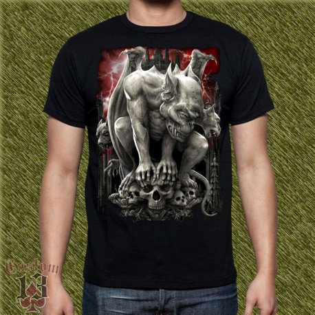 Camiseta dark13, gárgola