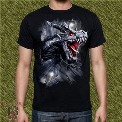 Camiseta dark13, dragón de hielo