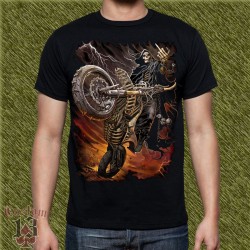 Camiseta dark13, riper biker