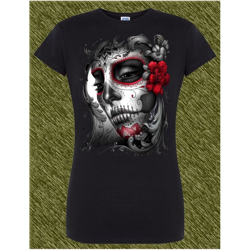 camiseta catrina mujer