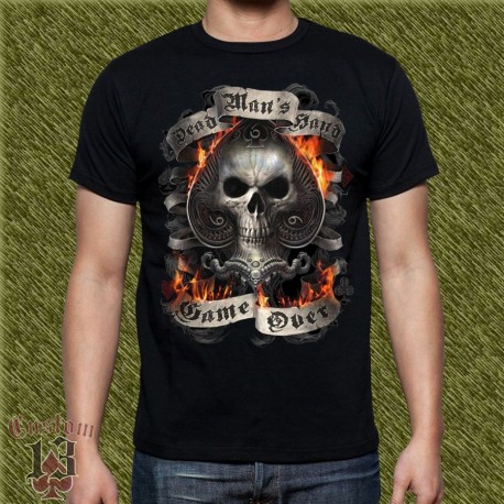 Camiseta dark13, mano del hombre muerto