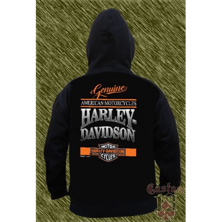 Sudadera con capucha, genuine harley davidson