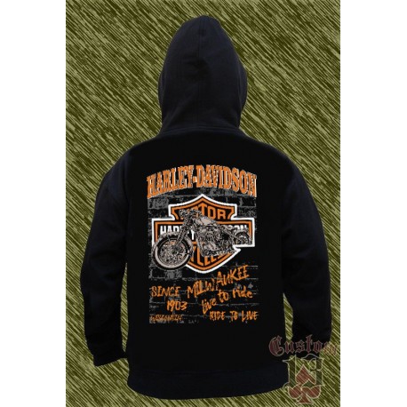 Sudadera harley davidson muro