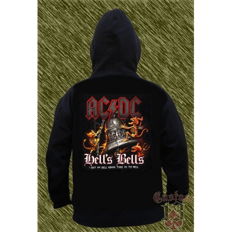 Sudadera con capucha, AC DC, hells bells