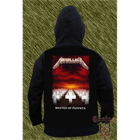 Sudadera con capucha, metallica, master of puppets