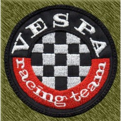 Parche bordado, vespa racing team