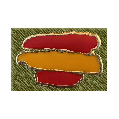 pin bandera españa con forma